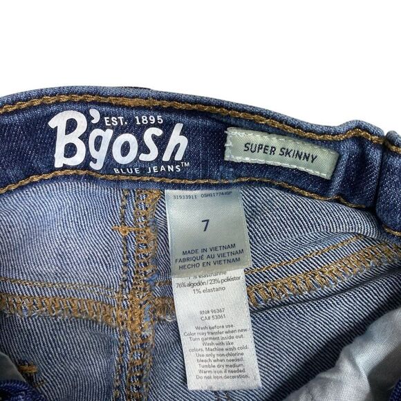 B'gosh Girls Super Skinny Jeans Size 7 - Picture 4 of 6
